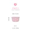 Tazón para Hornear Soufflé de Puntos Vasito para Pudín Taza para Yogur Creativo Tazón de Leche de Doble Piel Tazón para Horno Cerámico Taza para Pastel