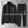 Chaqueta de Pana con Cuello Alto para Primavera y Otoño, Ropa Deportiva Cómoda y Transpirable, Conjunto de Sudadera Casual de Moda para Hombre, Personalizado con Fotos