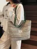 Bolsa de Lona Grande para la Escuela y el Viaje Diario, Nueva Bolsa Tote Estilo Étnico 2026 para Mujeres, Bolso de Hombro Versátil para Mujeres