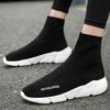 Primavera e verão novos calçados esportivos casuais meias baixas sapatos masculinos e femininos meias elásticas de fundo grosso botas uma geração de cabelo