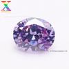5A qualidade 06 # ovo azul em forma de zircão 2 * 3-13 * 18mm pedra nua zircão fábrica atacado pombo ovo em forma