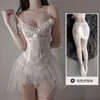 Roupa íntima, Pijama Sexy de Renda, Não Precisa Tirar, Roupas de Sedução, Roupa de Tentação Quente para Marido