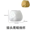 Novos Produtos Transfronteiriços Pote de Armazenamento Coruja Molde de Silicone DIY Vela de Gesso para Aromaterapia Molde de Resina Epóxi