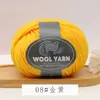 Hilo de lana merino 100% lana pura hilo de peso medio hilo para suéter tejido a mano hilo para gorro tejido a mano aguja de tejer hilo para abrigo