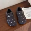 Zapatos de Peluche Cálido de Terciopelo con Lunares Retro para Niñas Birkenstock 2026 Invierno Nuevos Casuales Cómodos Zapatos de Algodón de Princesa