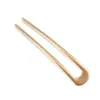 Estilo coreano ins Color Hair Coat Fosco em forma de u Hairpin Grande Clip Hairpin Decorações Femininas Fada Simples Hairpin Hairpin