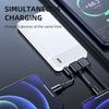 Suministro Exclusivo Transfronterizo de Power Bank de Carga Rápida Bidireccional 10000 mAh Ultrafino Mini de Gran Capacidad Fuente de Alimentación Móvil
