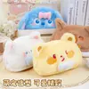 Linda Bolsa de Lápices de Peluche, Estuche Lindo y Atractivo para Estudiantes de Primaria y Secundaria, Bolsa para Papelería, Bolsa de Almacenamiento con Corazón Girly de Gran Capacidad