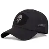 Gorra de Malla de Béisbol de Camuflaje para Exterior para Fan del Ejército Fuerzas Especiales Táctica Camuflaje Gorra con Visera Calavera Velcro