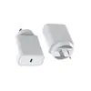 Carregador de Viagem Transfronteiriço Padrão Australiano Pd20W Carregamento Rápido Rcm25W Plugue Carregador Multiportas Certificado SAA Head de Carregamento Rápido para Celular