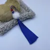 Recordando a Xiangfei Bola de Pelo de 12 cm Borla con Cuentas Colgante de Traje Antiguo Accesorios Hanfu Cheongsam Manualidades Accesorios de Vestimenta