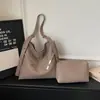 Bolsa Cesta de Legumes Estilo Coreano Ins Portátil Balde Bolsa Modelo Novo Primavera 2026 Bolsa de Ombro Simples de Alto Valor Bolsa Feminina Estilosa