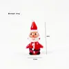 Adorno de cristal de Papá Noel, accesorio de decoración de escena navideña de cristal, adorno de escritorio, regalo, pieza decorativa