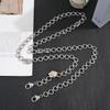 Collar Metálico Diamante Rosa Cadena Anti-Pérdida para Teléfono Móvil para Exterior Colgante de Joyería Estilo Ins Cadena para Teléfono Móvil Personalizada