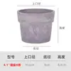 Imitación arcilla lavabo internacional verde plantación piso balcón color terracota maceta de plástico grande maceta de escritorio suministro directo de fábrica