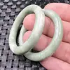 Colgante de anillo verde esmeralda al por mayor Colgante de anillo de esmeralda de Guizhou Colgante de hebilla de jade de calcita Collar colgante de coche de jade
