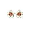 Venta caliente transfronteriza: pendientes, collar y llavero de acrílico con forma de calavera, flor y calabaza para Halloween (20 mm)