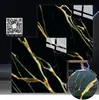 Azulejos de Lujo con Patrón de Mármol Transfronterizos Chapados en Oro 600X600 Especificaciones Superficie Brillante Azulejos de Exportación Exclusiva con Polvo de Brillo