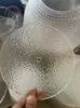 Acessórios de vidro para iluminação sala de estar quarto sala lustre de cristal tampa de luminária de teto abajur redondo peças de vidro
