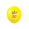 Decoración de Fiesta de Cumpleaños Infantil del Equipo Wang Wang Festival de Perros de Animación Vestir Familiar Globo de Látex de 12 Pulgadas
