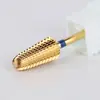 Nova Cabeça de Polimento para Manicure Banhada a Ouro de Classe Média a Alta em Liga de Aço Tungstênio para Remover Pele Morta, Remover Brocas e Ferramentas de Manicure