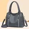 Bolso Tote de Cuero Suave Transfronterizo para Mujer 2025 Nueva Moda Gran Capacidad Bolso de Mano para Viajes Diarios Bolso de Hombro Único Cruzado