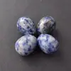 Cristal Natural 2cm Huevo Pequeño Piedra con Forma de Huevo Material de Jade Huevo de Pájaro Piedra Cruda Adorno Objeto de Mano para Jugar, Natural