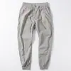 Overol delgado de secado rápido estilo japonés para hombre, leggings de seda helada, pantalones deportivos casuales holgados de verano