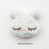 Cartoon boneca de pelúcia broche bonito coelho urso gato macio forma fofa de algodão cheio de cabeça de animal dos desenhos animados atacado