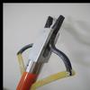 Pinza Aislante Portátil de Fibra de Vidrio Ligera con Mango Largo para Trabajos Eléctricos Cortador de Cables Anti-choque Eléctrico