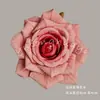 Cabezas de Flores de Rosa Impresas de Seda Artificial para Decoración de Paredes de Flores de Boda, Ramo, Materiales DIY para Arreglos Florales, Flores Falsas al por Mayor Transfronterizas