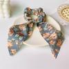 Cinta Floral Japonesa y Coreana Ins Scrunchie Retro Francés Accesorio para el Cabello Desmontable Goma para el Cabello Hecho a Mano Alta Elasticidad