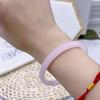 Pulsera cascabel de espinas de jade de vidrio de un paso, pulsera de vidrio de nueve colores, pulsera para novias, regalo de verano