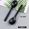 Cuchara desechable envasada individualmente, pequeña cuchara de plástico PP para postre, cuchara pequeña para llevar, sopa, arroz, cuchara larga, mango largo, fruta, pesca