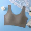 Minimizador de Busto Grande y Efecto de Recogimiento, Sujetador Inalámbrico Cómodo, Tallas Grandes Recogimiento Seamless y Soporte Lateral del Pecho, Sujetador Inalámbrico Anticaída