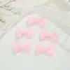 Nuevo lazo de tela color macarrón lazo para el pelo de niño cuerda para el pelo lazo decorativo semiacabado al por mayor