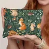 Bolsa de Cosméticos de Lino con Tema de Enfermera Gato Temu Amazon Transfronteriza Bolsa de Almacenamiento de Gran Capacidad Neceser Bolsa con Cremallera