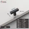 Manijas Cuadradas de Acero Inoxidable 12*12 para Gabinetes, Armarios, Puertas de Gabinete y Cajones, Venta Directa del Fabricante, Manijas al por Mayor Transfronterizas