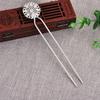 Peinado recogido DIY con elemento Han estilo étnico horquilla en forma de U estilo antiguo tocado ropa Han horquilla de flor pequeña dulce horquilla de aleación
