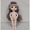 Mini Boneca 16cm Boneca de Vestir Modificada bjd Boneca Nua Corpo Muscular Branco ob11 Ding Pônei Menina Brinquedo