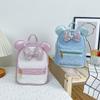 Fábrica en stock Bolso de nuevo estilo Tendencia de moda para niñas Lazo de lentejuelas Oreja Mochila linda Moda casual