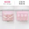 Bolsa Colgante para Guardar Ropa Interior Organizador de Calcetines y Ropa Interior para Armario Montaje en Pared Tela Oxford Bolsa Organizadora de Sujetadores Ensanchada