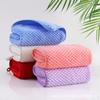 Toalha de Fleece Coral, Toalha de Banho, Toalha Quadrada, com Acabamento e Bordas, com Logo, Absorvente, Sem Fiapos, Toalha de Rosto, Atacado, Secagem Rápida, Macia