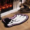 Tapetes de Chão Halloween Formato Especial Importados Imitação de Caxemira, Tapetes Decorativos para Sala de Estar e Quarto, Absorventes de Água para Banheiro, Antiderrapantes, Fáceis de Limpar