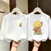 Ropa Nueva Otoño e Invierno 2026 para Bebé Niño Camisetas Algodón Puro Ropa de Otoño Camisetas de Manga Larga para Niños Ropa Interior para Niños Camisetas de Moda