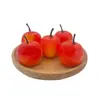 Venda Direta de Fábrica de Maçãs Falsas de Espuma Simulada, Adereços de Fotografia para Posar com Frutas, Modelos de Ensino de Frutas e Legumes