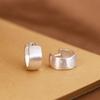 Pendientes de botón de plata S925 Golden Deer King, elegantes y artísticos, con diseño en forma de U, estilo ins, para mujer.