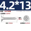 Tornillos Autorroscantes Avellanados Gb846 Acero Inoxidable 304 Cabeza Plana Phillips Tornillos para Madera Extendidos M2.9M3.5M4.2M5.5