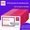 Grampos Metálicos Espessos de Alta Resistência Deli 0015 23/10 Podem Grampear 60 Páginas, Grampos para Grampeador