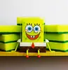 Prateleira de secagem e armazenamento para pia de cozinha, organizador de pendurar para lavar louça, escorredor de desenho animado Bob Esponja